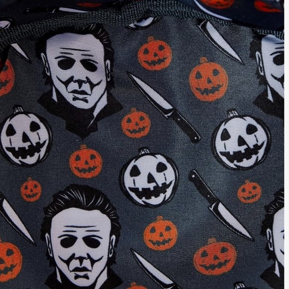 Loungefly Michael Myers Cosplay Slasher Horror Movie Cosplay GITD Mini Backpack - Picture 5 of 5